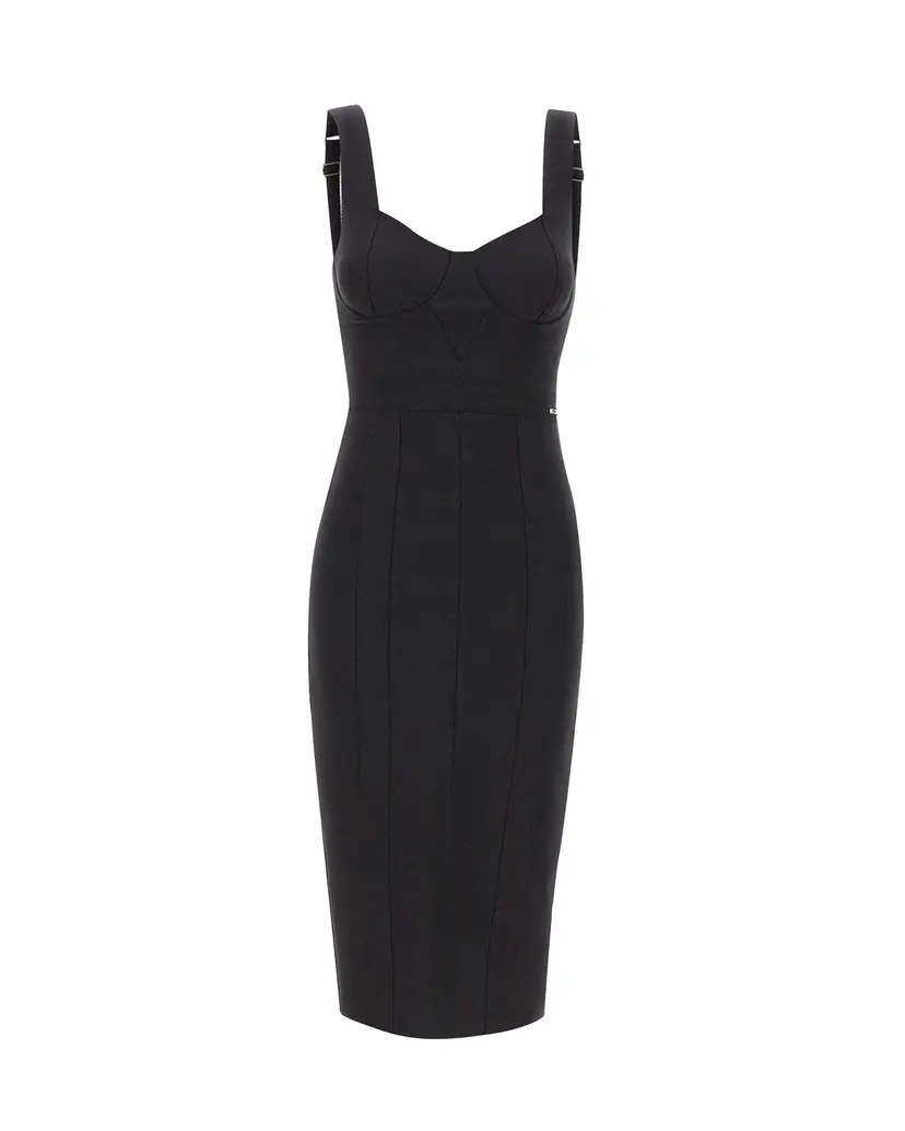Elisabetta Franchi Elisabetta Franchi Midikjoler – Svart