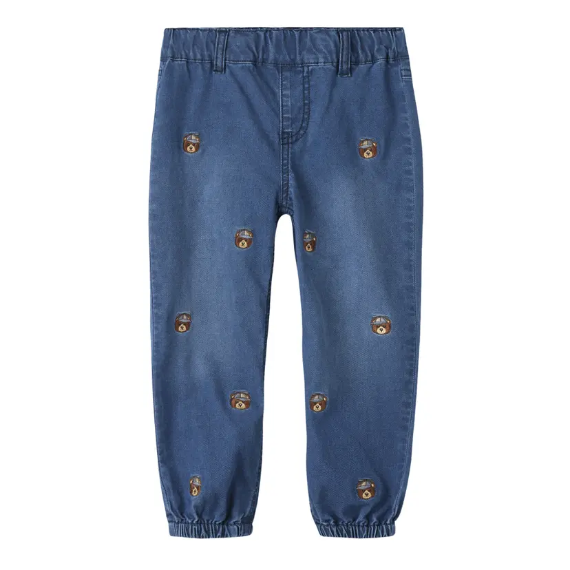 NAME IT Name It - Bukse Ben Baggy Jeans Dark Blue Denim