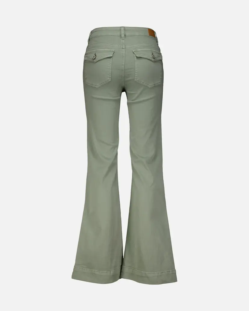 Floyd Jeans Annika Back Pocket 5790 - Flare - Høyt liv - Grønn - Str 24/30