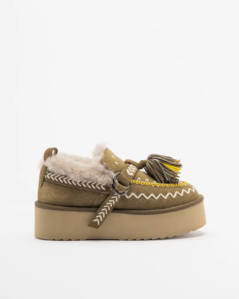 Elena Iachi Elena Iachi MI02 Green Ankle Boots