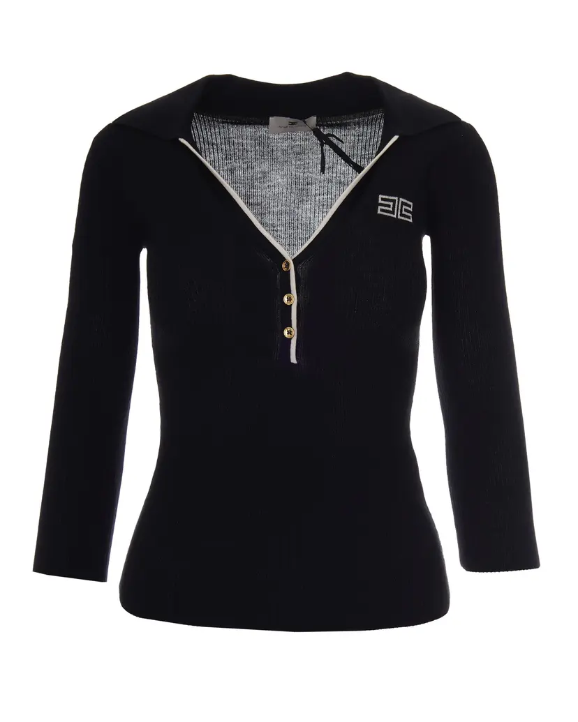Elisabetta Franchi Elisabetta Franchi Gensere – Svart