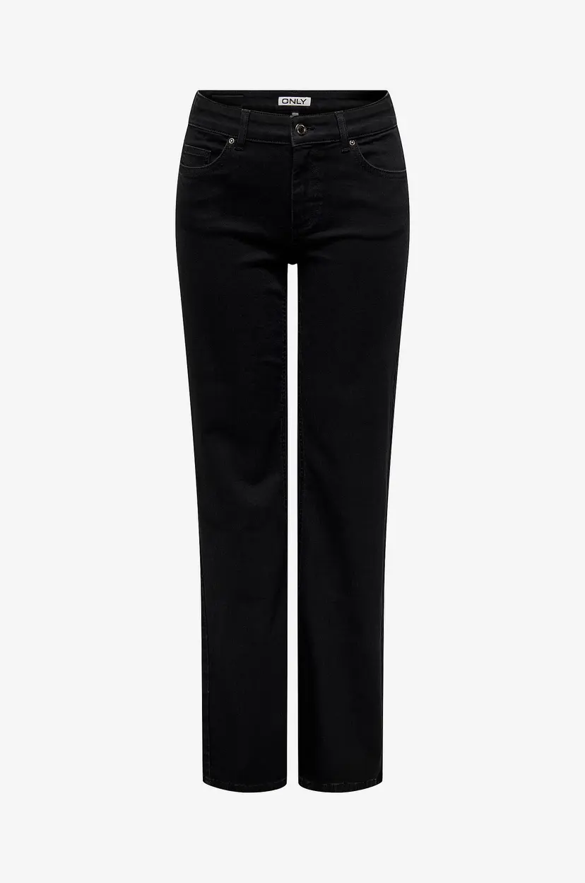 ONLY Jeans Onlblush Mid Straight Dnm Rea2343 - Svart