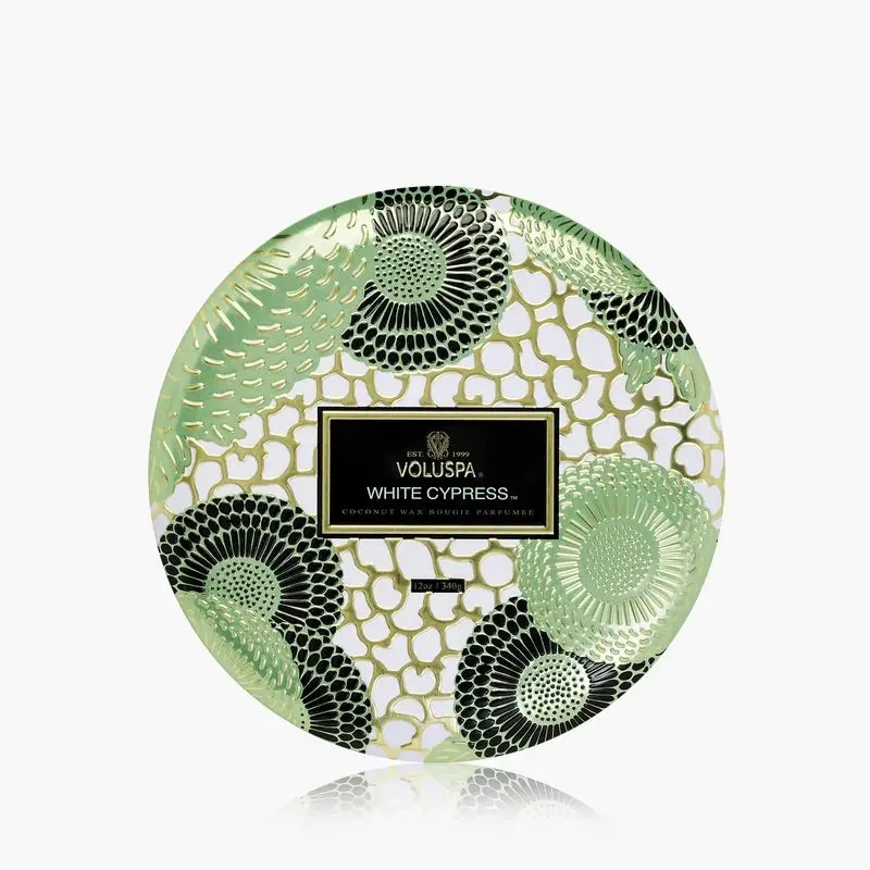 VOLUSPA Mini Tin Candle 113g - White Cypress