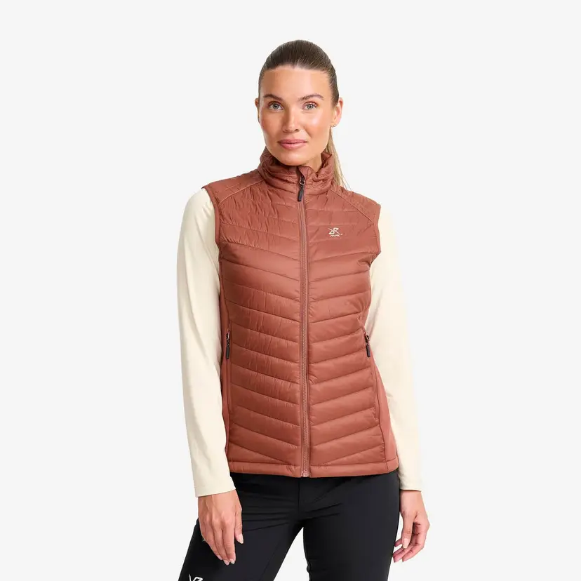RevolutionRace Radical Insulate Vest Dame Pink Mahogany