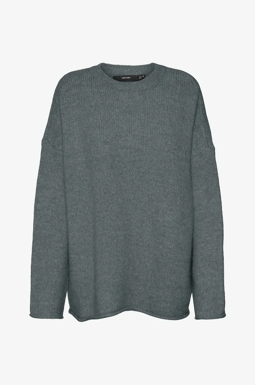 Vero Moda Genser vmNoelle LS O-neck Pullover GA - Grønn