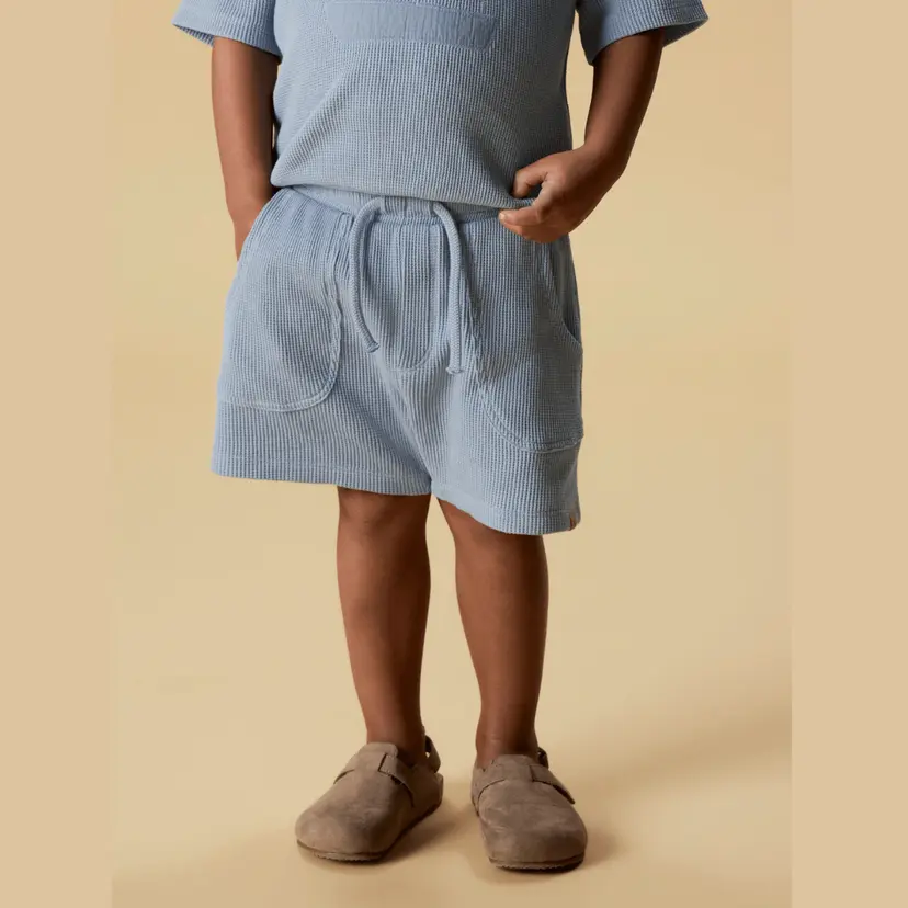 Lil`Atelier Lil' Atelier - Shorts Harun Loose Dusty Blue