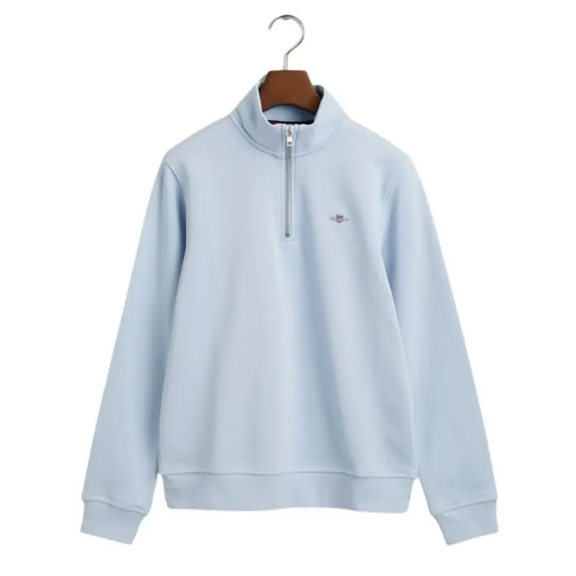 GANT Gant - Genser Shield Half Zip Fresh Blue