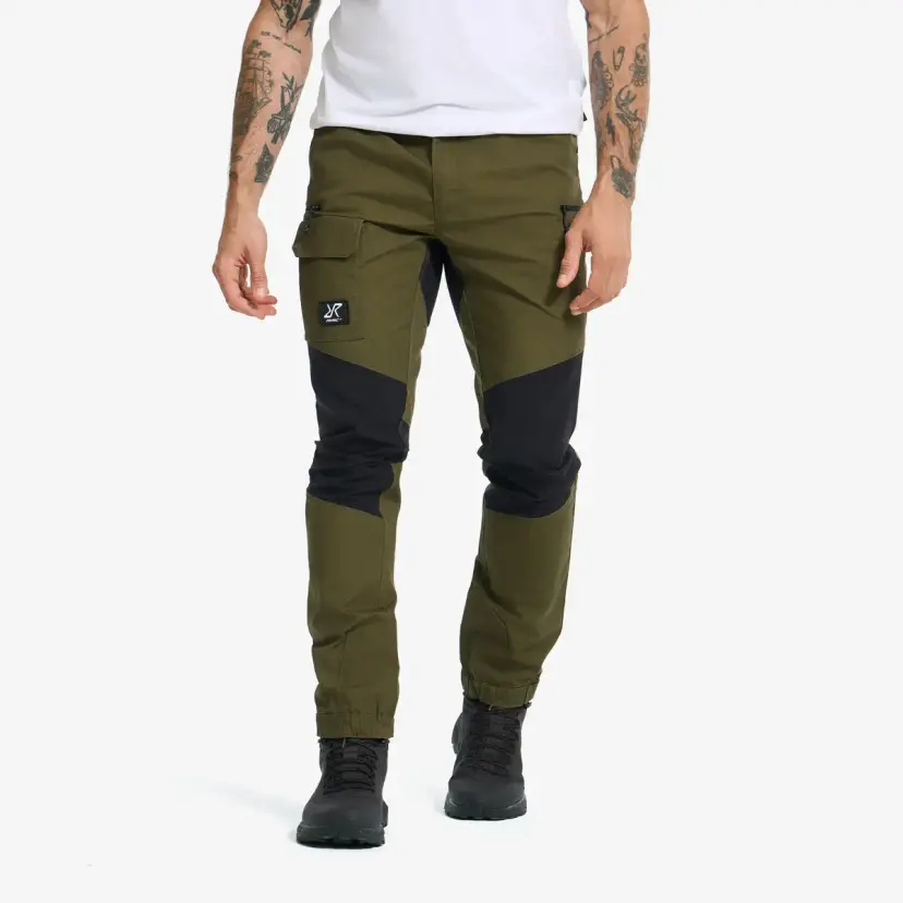 RevolutionRace Nordwand Pants Herre Dark Olive/Black