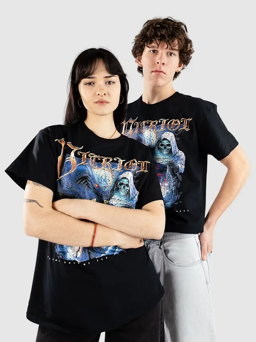 Vitriol Vitriol Twin Moon T-skjorte svart