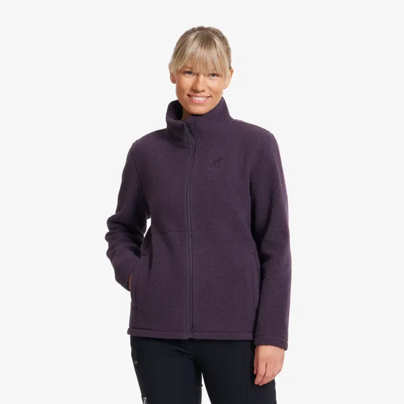 RevolutionRace Moss Pile Fleece Jacket Dame Nightshade