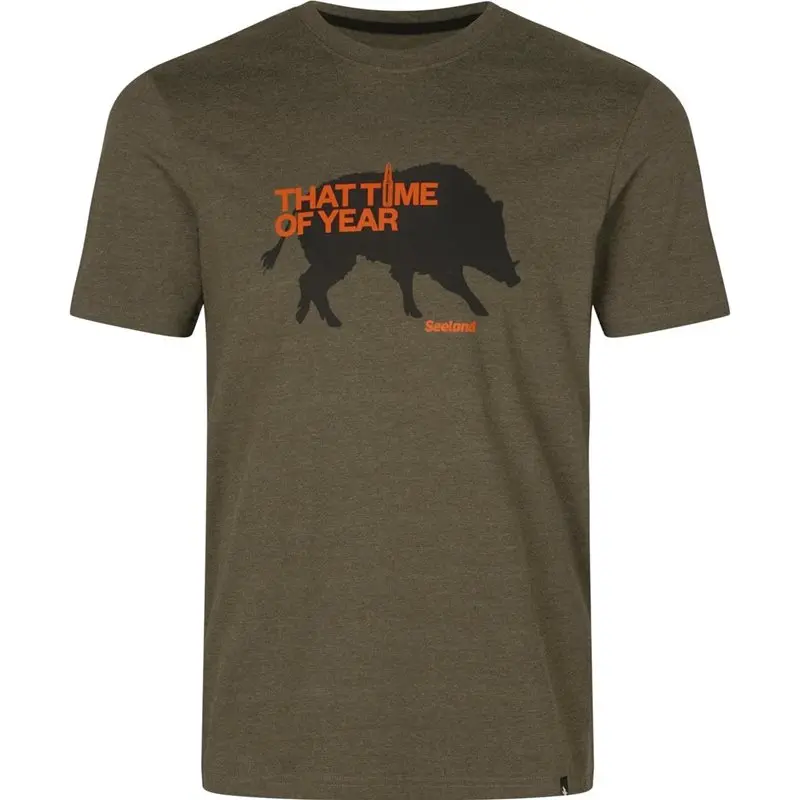 Seeland Seeland That Time T-shirt Pine Green Melange