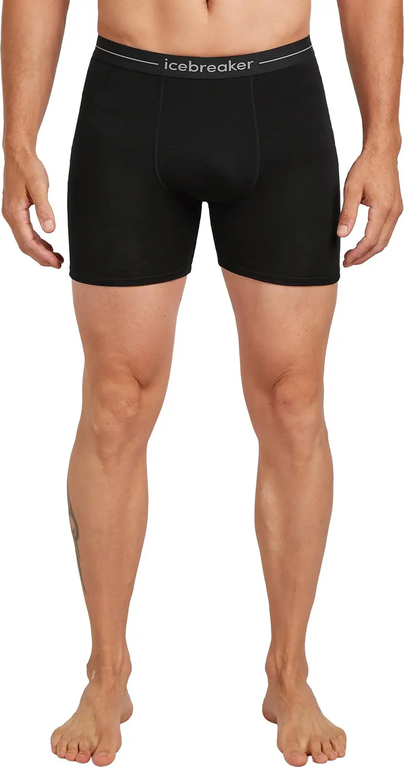 Icebreaker Icebreaker Men's Anatomica Long Boxers Black