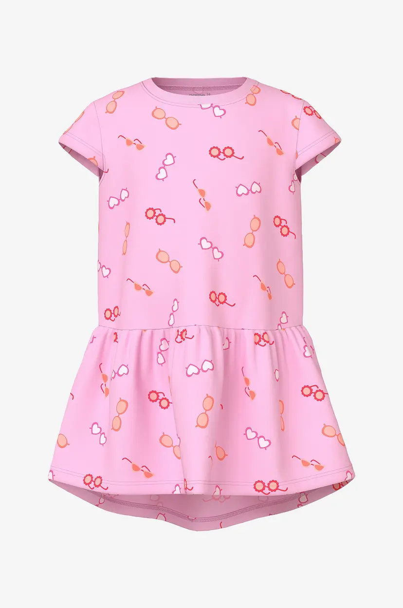 NAME IT Kjole Nmfvigga Capsl Dress F1 Noos - Rosa