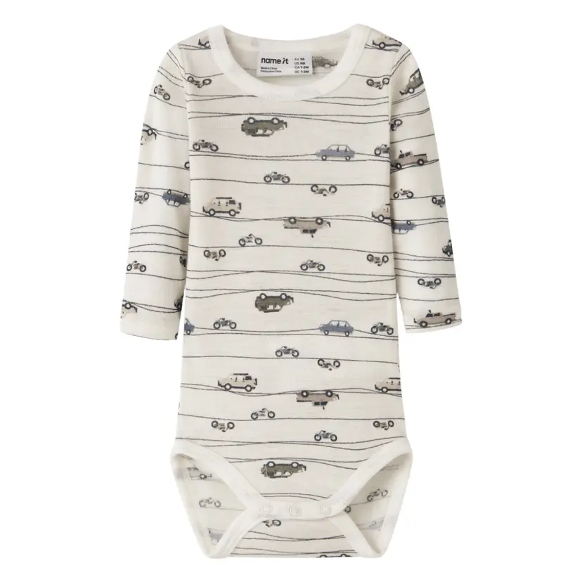 NAME IT Name It - Ullbody Wang Rib Snow White Highway
