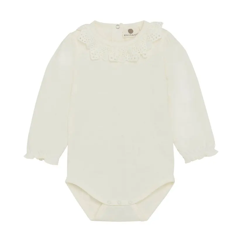 En Fant En Fant Body LS Egret (80 / 1 år)