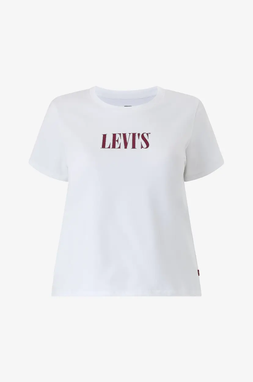 Levi's Plus T-skjorte Pl Perfect Tee - Hvit