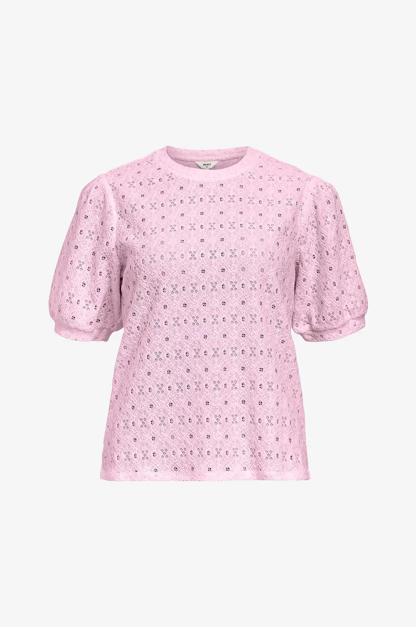 Object Collectors Item Topp objLaila S/S RE Top Noos - Rosa