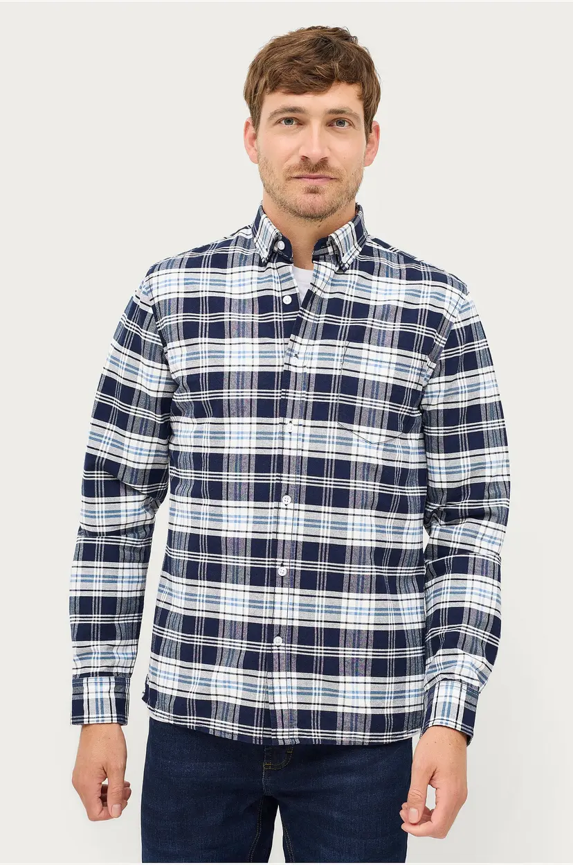 Ellos Collection Skjorte Jake Oxford - Blå