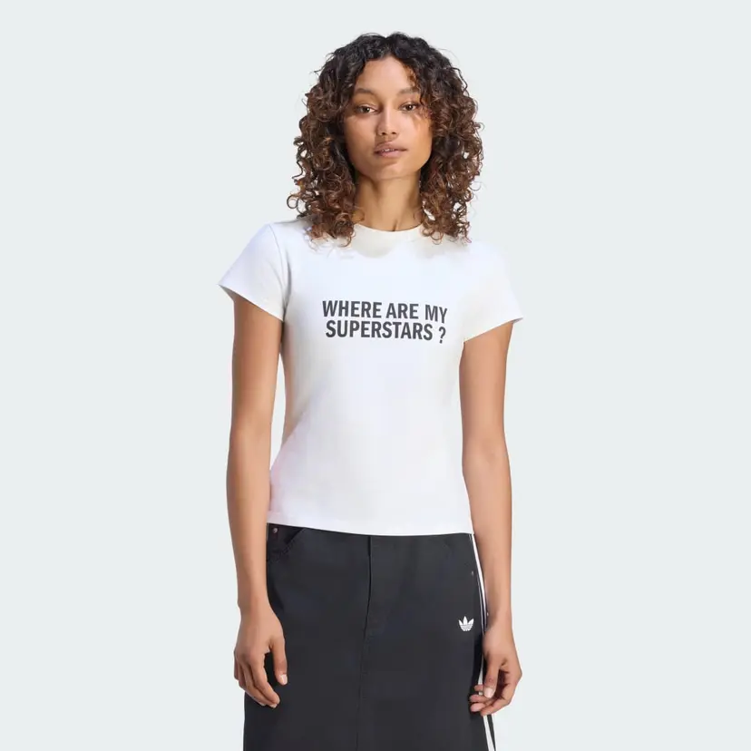 Adidas WHERE ARE MY SUPERSTARS WMNS T-SKJORTE