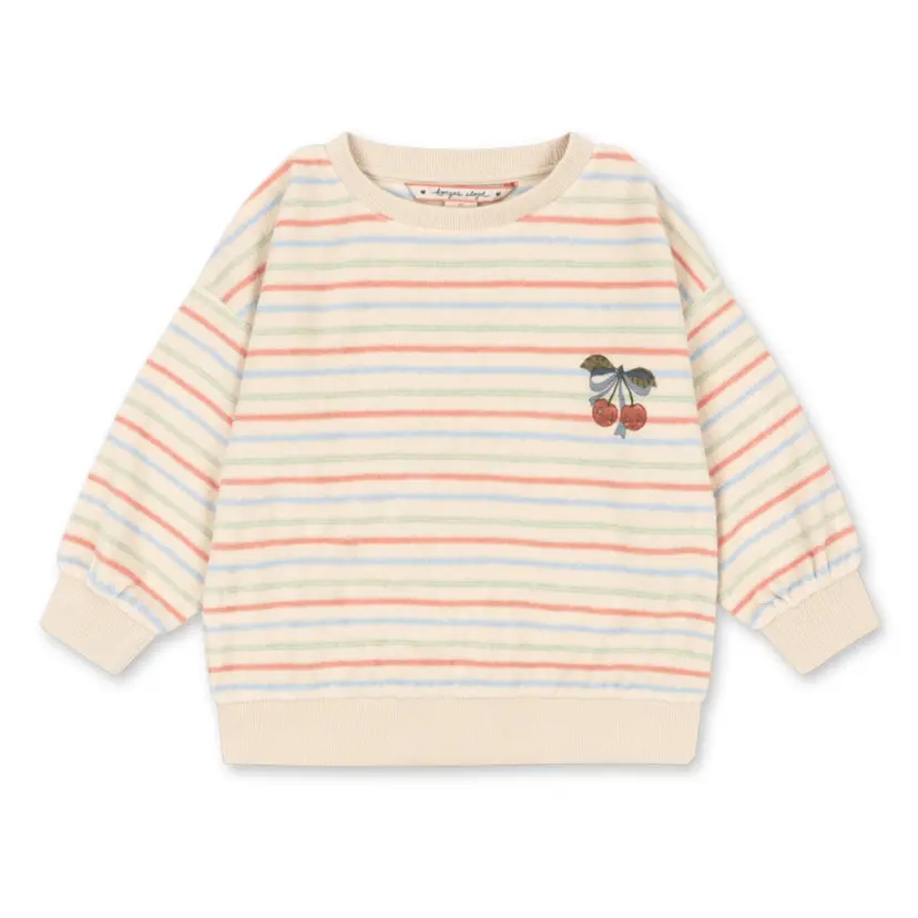 Konges Sløjd Konges Sløjd - Genser Itty Terry Sweat Confetti Stripe