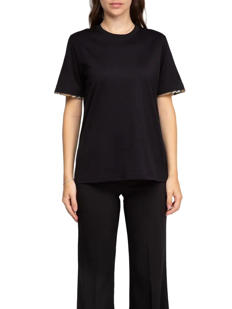 Burberry Burberry T-skjorter – Svart