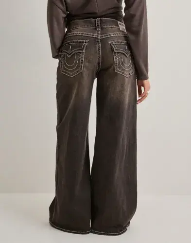 True Religion True Religion - Grå - Jessie Big T Super Baggy Jean