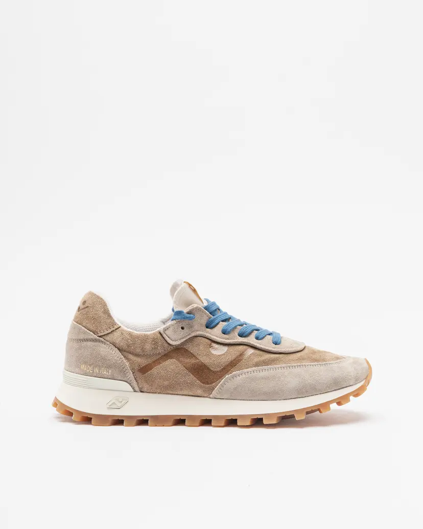 No Map Society Nomad Society Veloce Water Washed Camel Sneakers