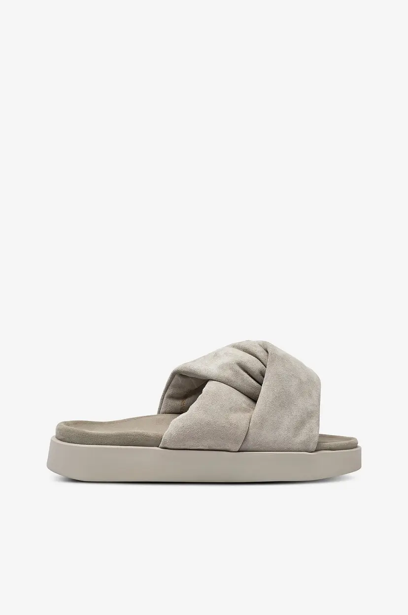 Inuikii Sandaler Soft Crossed Suede - Grå