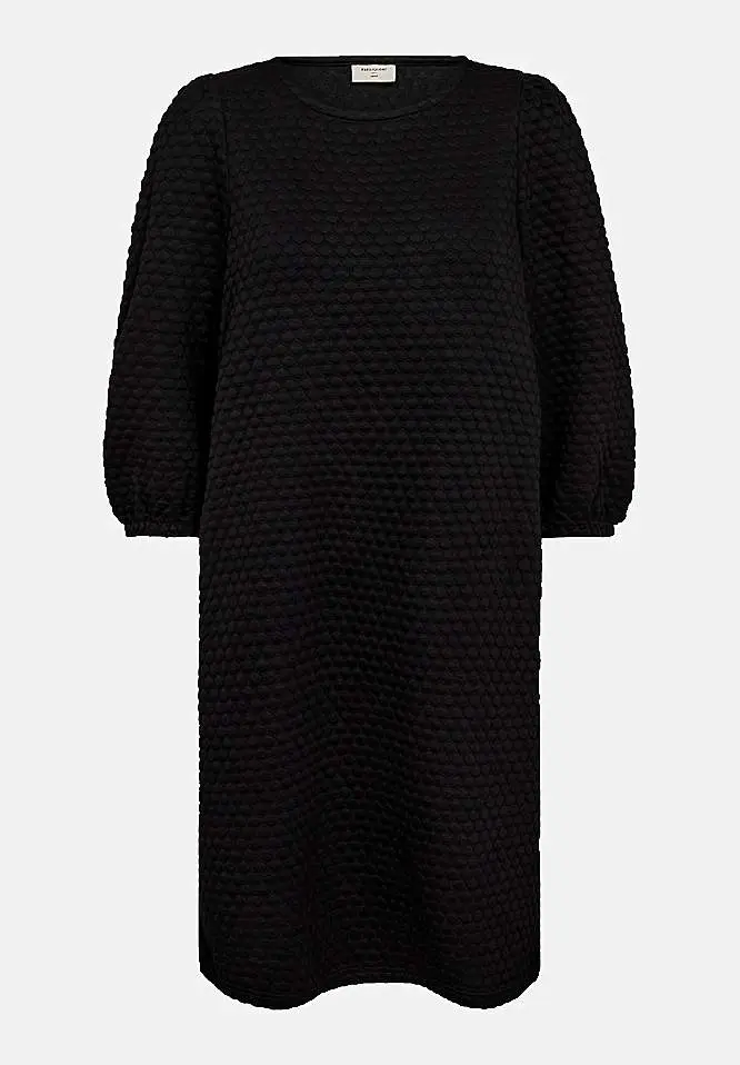 Freequent Jersey-kjole med 3D-struktur