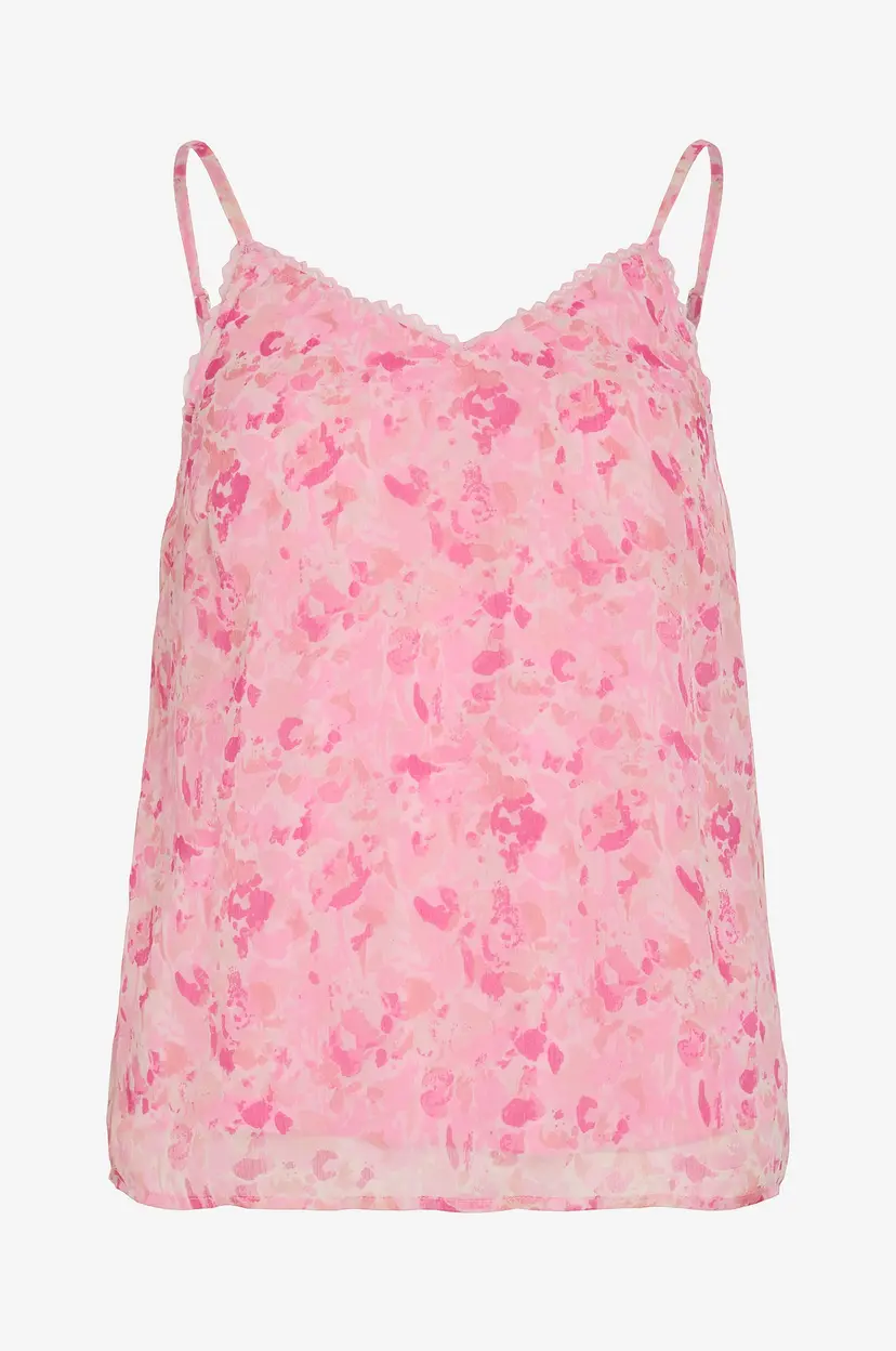Vila Topp viEmma Strap V-neck Top/ka - Rosa
