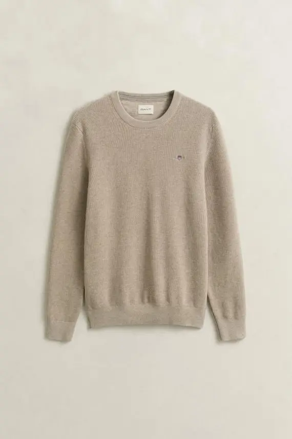 Gant MICRO TEXTURED COTTON C-NECK
