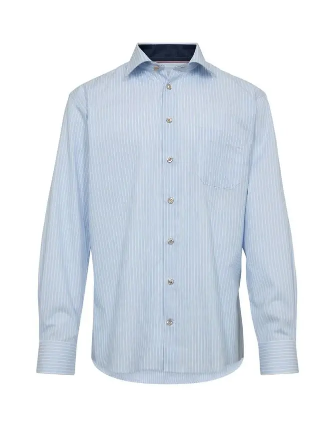 Black Blue Regular fit l/s shirt