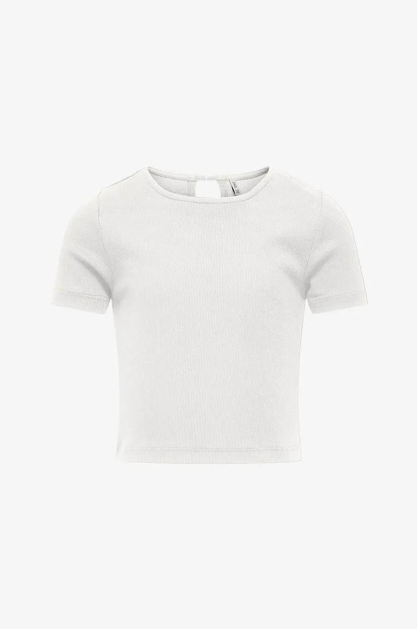 Kids Only Topp kogRene Life S/S Open Back Top Jrs - Hvit