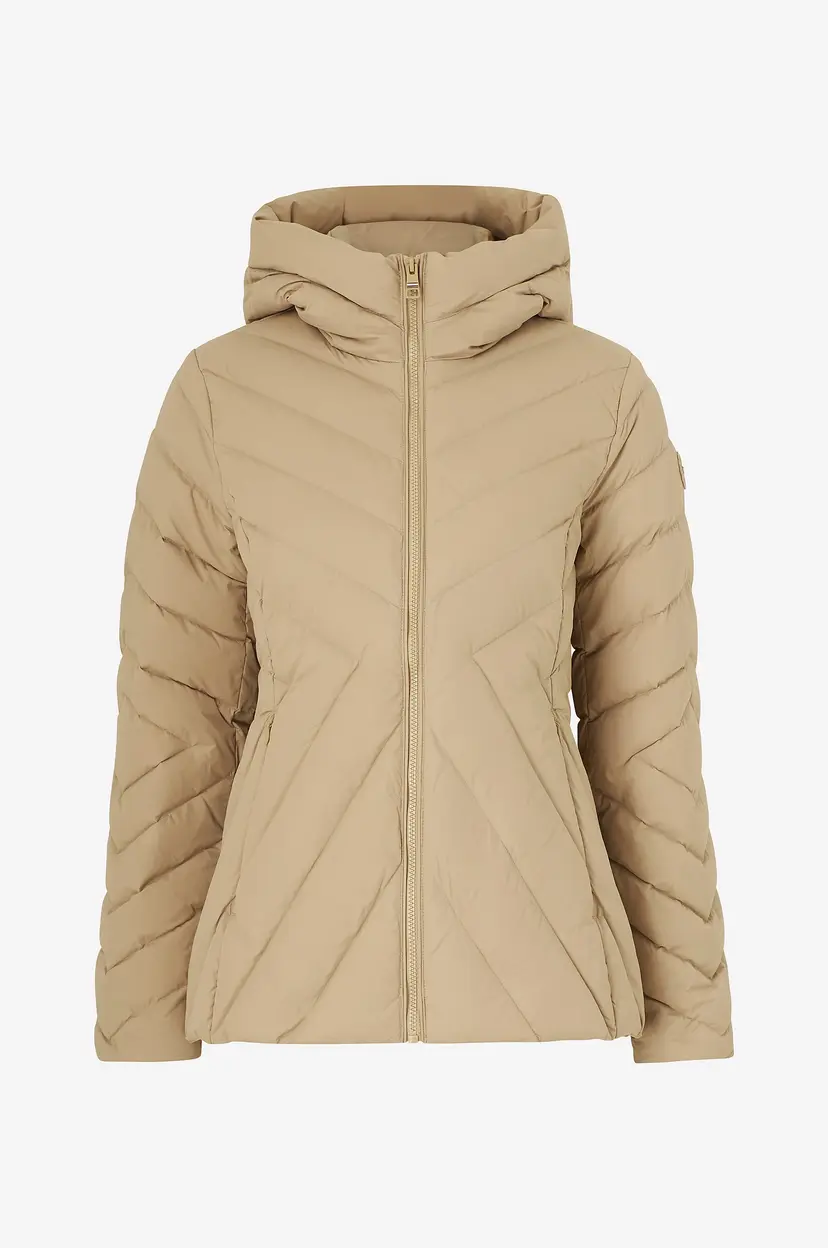 Tommy Hilfiger Dun jakke Chevron MW Down Jacket - Beige