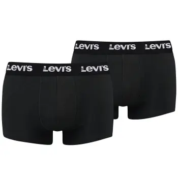 Levi's Levis 2P Base Trunk Svart bomull Large Herre