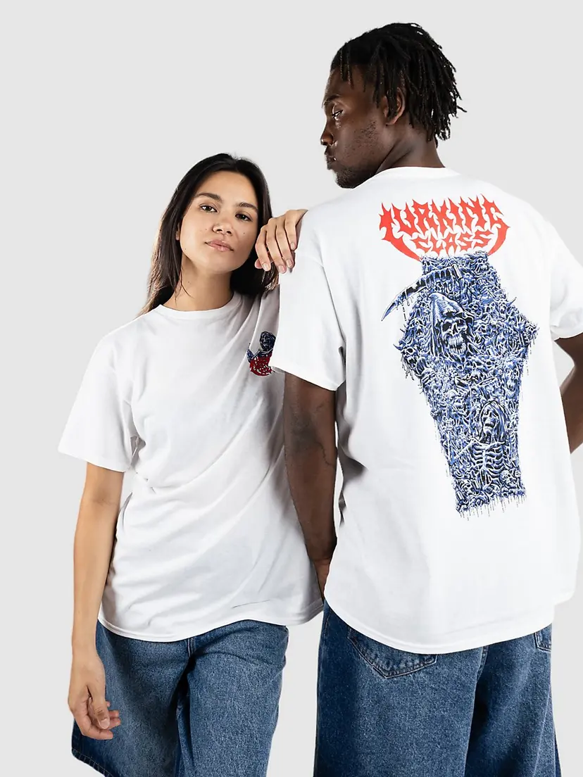 Lurking Class Lurking Class Madness X Matt Stikker T-skjorte hvit