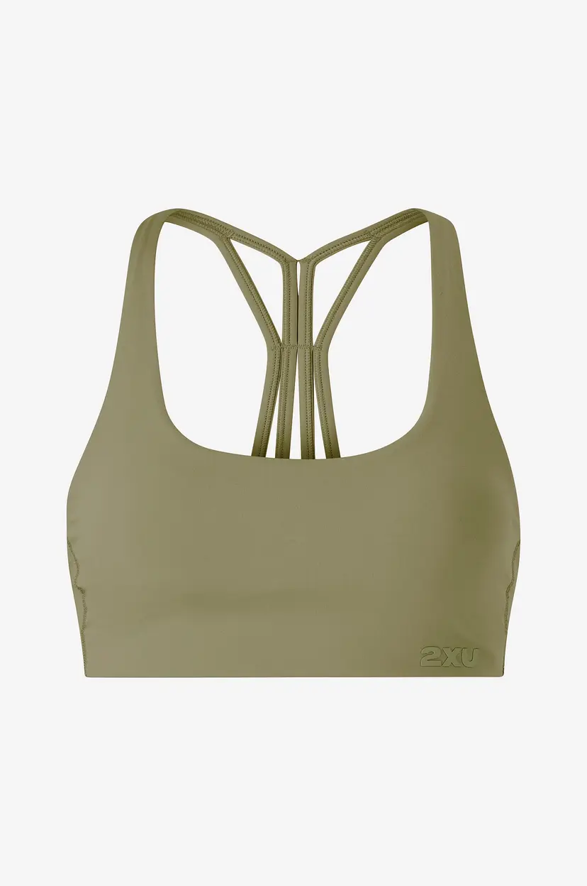 2XU Sports-BH Form Strappy Bra - Grønn