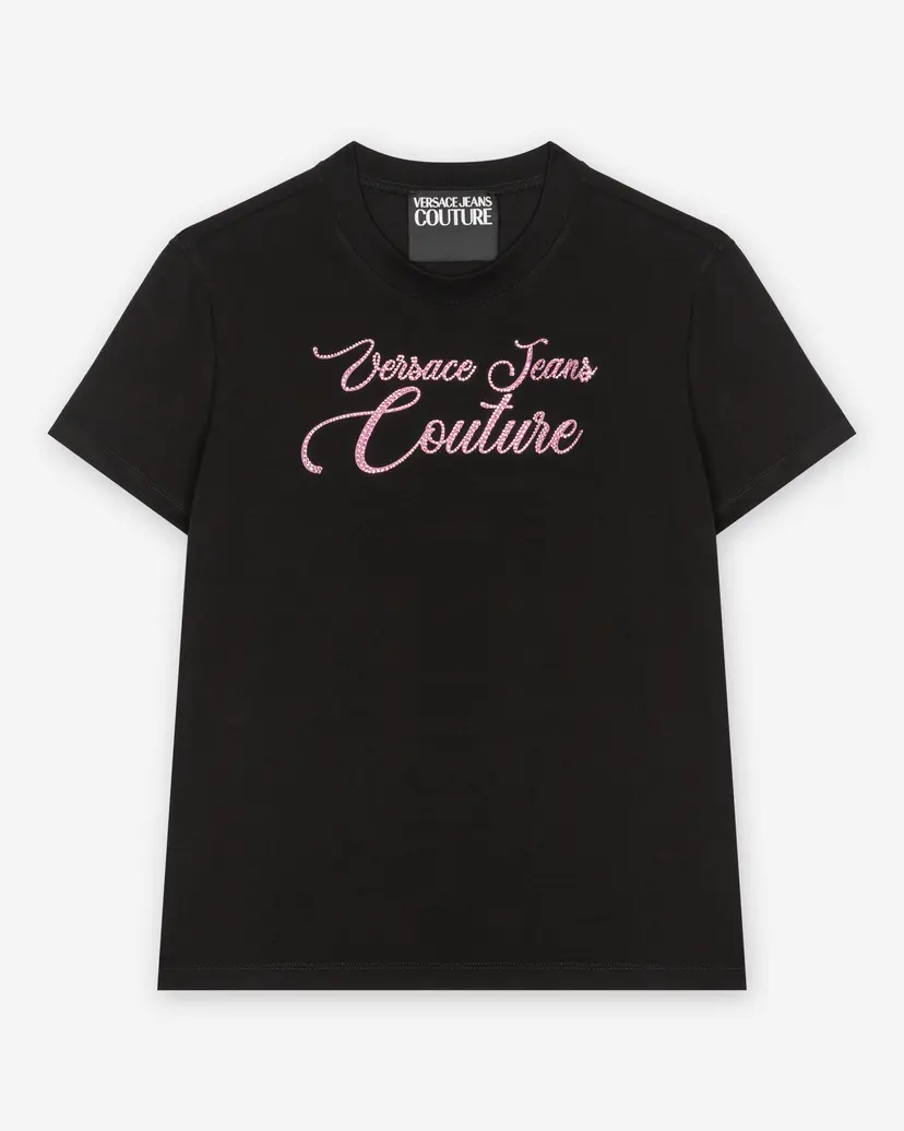 Versace Jeans Couture Versace Jeans Couture 79HAHT05 Black T-shirt
