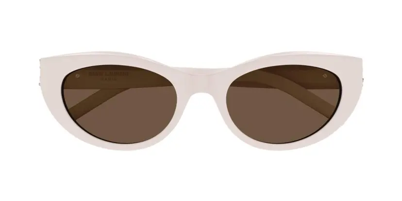 Saint Laurent SL M115 solbriller, hvit