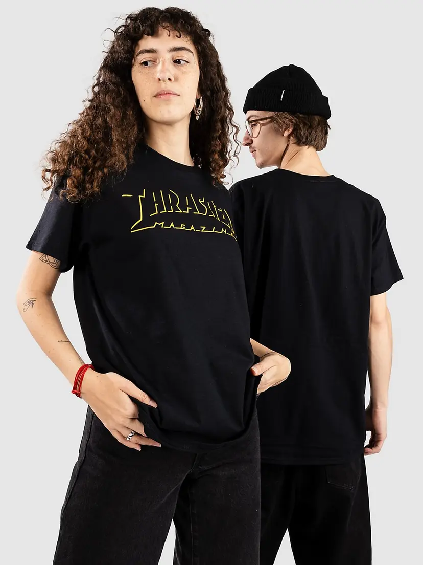 Thrasher Thrasher Shadow Mag Logo T-skjorte svart