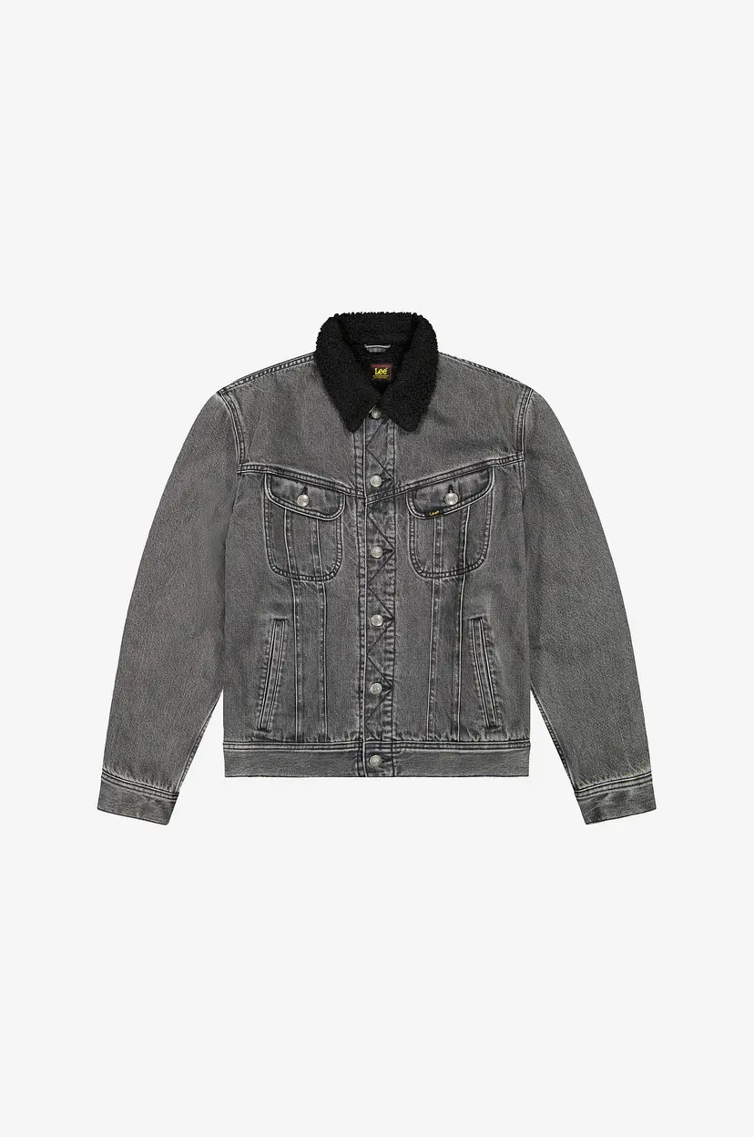 Lee Denim jakke Sherpa - Grå