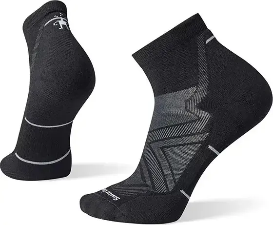 Smartwool Smartwool Men's Run Targeted Cushion Ankle Socks Black