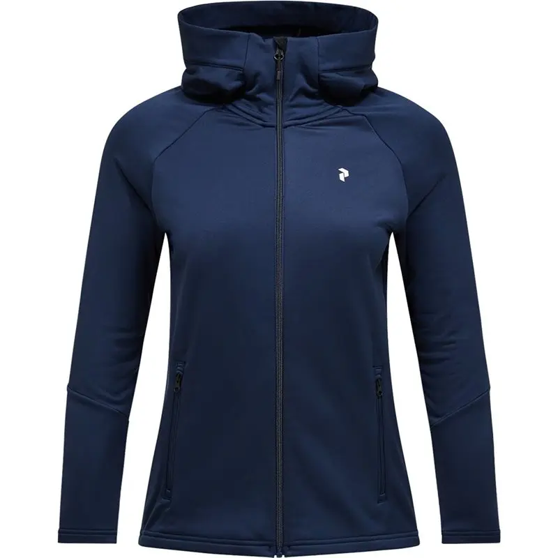 Peak Performance Peak Performance W Rider Essentials Zip Hood Blue Shadow/Blue Shadow