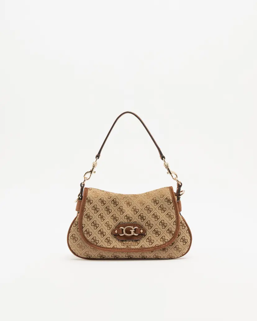 Guess Guess Samantha Flap Shoulder Bag Beige Shoulder bag