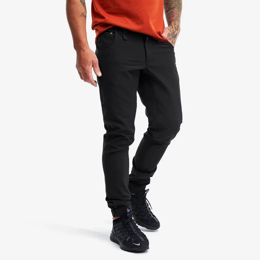 RevolutionRace Explorer Outdoor Jeans Herre Black