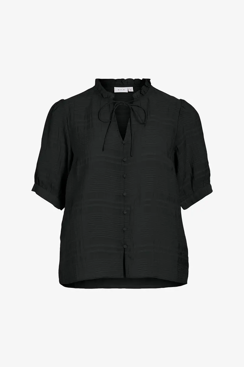 Vila Skjorte viJilala 2/4 Shirt - Svart