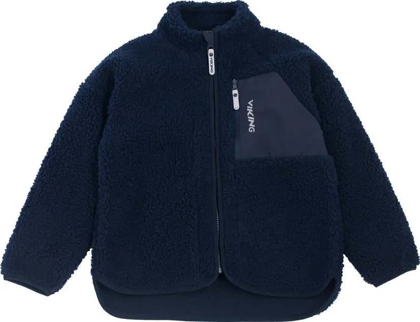 Viking Footwear Viking Footwear Kids' Playtime Pile Midlayer Jacket Navy