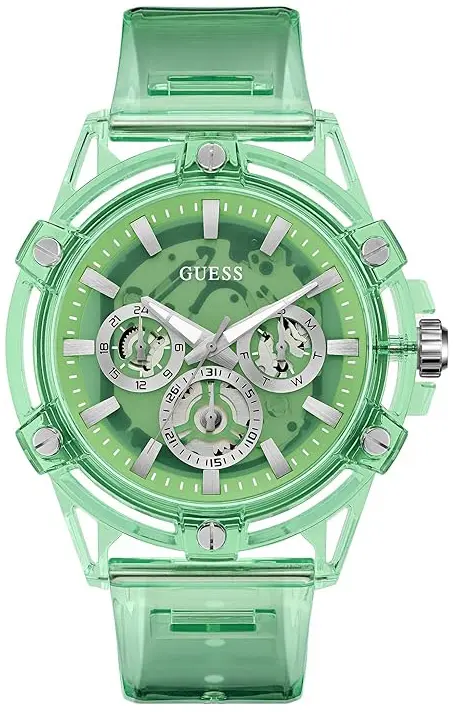 Guess Guess Herreklokke GW0806G6 Trend Skjelettkuttet/Resinplast Ø48 mm