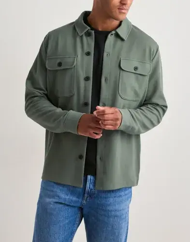 Only & Sons Only & Sons Onsnewkodyl Overshirt Sweat Noos Overshirts Grå
