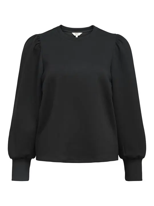 Object Object - Andrea Ls O-Neck Top - Black